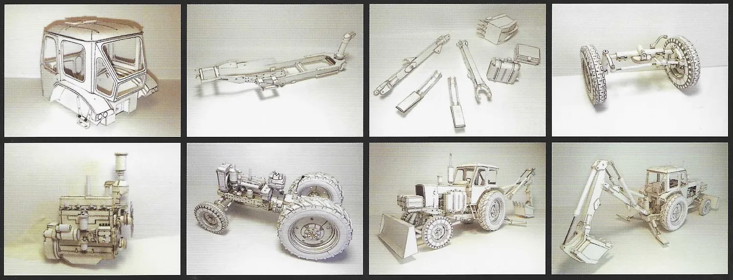 Papierový model - Bager JuMZ-6  EO-2621